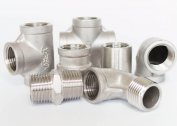 What types of fittings are used for installation of water pipes