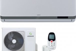 Sistemas de ar condicionado split, móvel e de parede em casa