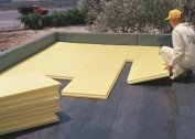 Effective solutions for warming a flat roof