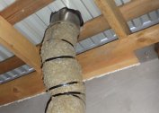 How to make chimney insulation and what to use