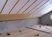 Is it possible to insulate the attic with foam