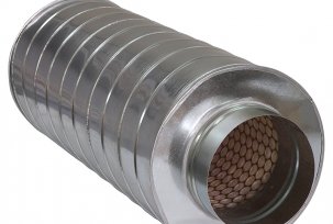 Syfte och princip för drift av en ljuddämpare för ventilationssystem