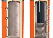 Tilkobling og prinsipp for drift av varmeakkumulatoren for kjelen