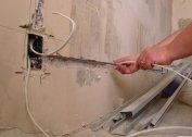 How to change the wiring in the apartment of a panel house with your own hands