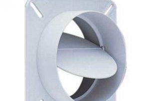 Ventilator met terugslagklep voor badkamer en keuken
