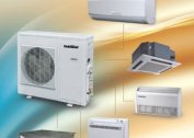 Installatie- en bedradingsschema van een multi-split airconditioning systeem