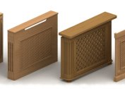 Tipos de grades para radiadores e radiadores: decorativos, de madeira, de plástico