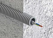 Wiring in the corrugation: how much can be laid