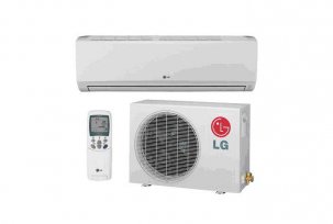 Two-component and one-piece wall-mounted air conditioners for the home