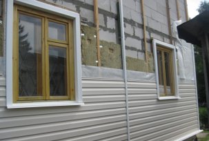 Technology of insulation and cladding at home for siding