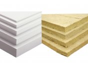 What is better when warming houses - mineral wool or polystyrene