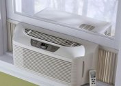 Varieties of window air conditioners: domestic, mobile, do-it-yourself