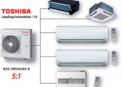 Visão geral dos aparelhos de ar condicionado de parede e inversor TOSHIBA (Toshiba), instruções de operação e revisões do controle remoto