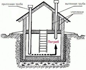 Conceptul de ventilație a pivniței