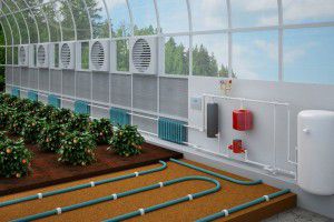 Heating scheme in the greenhouse