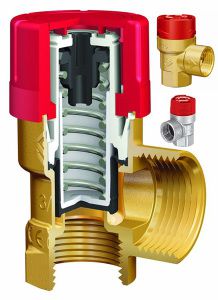 Sectional safety valve