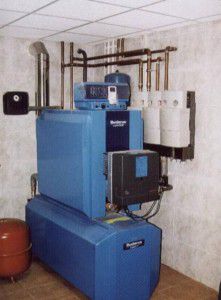 Halimbawa ng pag-install ng boiler sa diesel fuel
