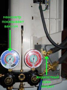 manometrová stanice a plynový ventil