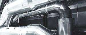 steel ventilation pipes
