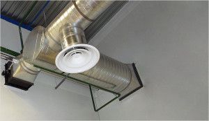 difusor en ventilación industrial