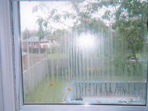 geamuri plângând - semn de ventilație inactivă