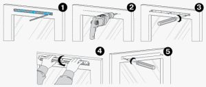 procedure for installation af vinduesventil