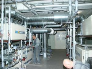 Instalação de sistemas de ventilação de ar
