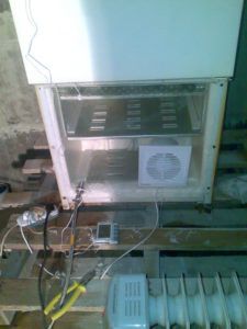 Luftentfeuchter aus einem alten Kühlschrank