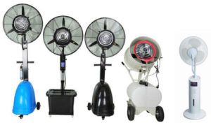 Diversos models de ventiladors humidificadors